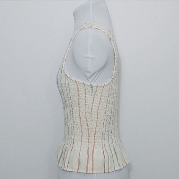 NWT AEO Striped one shoulder boho festival western top - Picture 8 of 14